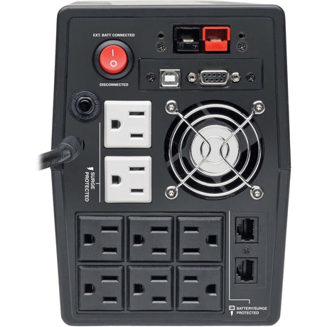 Eaton Tripp Lite Series 1440VA 940W Line-Interactive UPS - 8 NEMA 5-15R Outlets, AVR, USB, Serial, LCD, Extended Run, Tower — OMNIVS1500XL