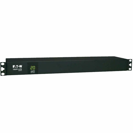 Eaton Tripp Lite Series 2kW Single-Phase Local Metered PDU, 100-127V Outlets (12 5-15/20R), L5-20P/5-20P Input, 6 ft. (1.83 m) Cord, 1U Rack-Mount — PDUMH20-6