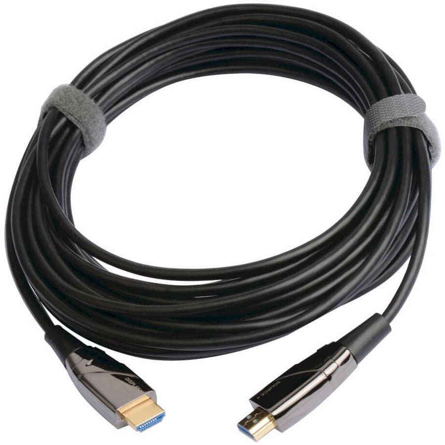 Eaton Tripp Lite Series 4K HDMI Fiber Active Optical Cable (AOC) - 4K 60 Hz, HDR, 4:4:4 (M/M), 15 m (49 ft.) — P568-15M-FBR