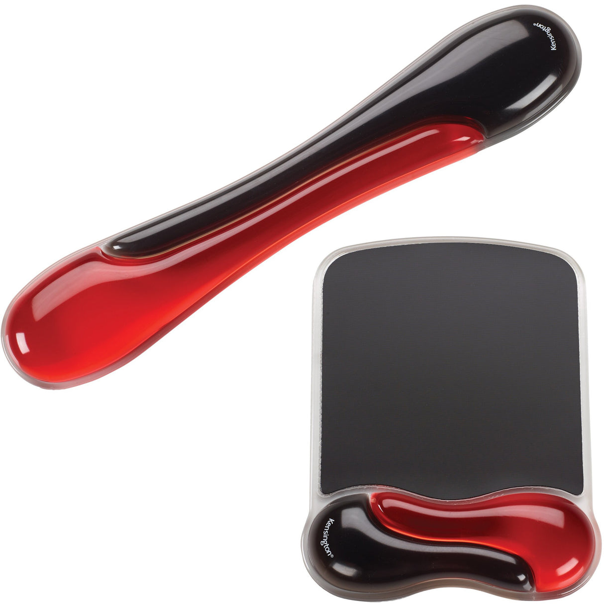Kensington Duo Gel Mouse Pad Wrist Rest - Red — K62402AM