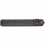 Eaton Tripp Lite Series Power It! 6-Outlet Power Strip, 6 ft. (1.83 m) Cord, Black Housing — PS66B