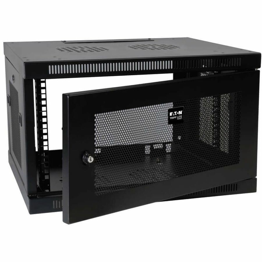 Eaton Tripp Lite Series SmartRack 6U Low-Profile Switch-Depth-Plus Wall-Mount Mini Rack Enclosure — SRW6UDP