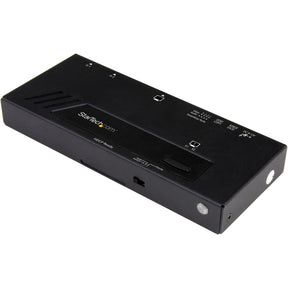 StarTech.com 2-Port HDMI Automatic Video Switch - 4K 2x1 HDMI Switch with Fast Switching, Auto-Sensing and Serial Control — VS221HD4KA