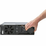 APC Smart-UPS On-Line, 5kVA, Rackmount 3U, 208V, 4x C13+4x C19 IEC outlets, Network Card+SmartSlot, Extended runtime, W/ rail kit — SRT5KRMXLT-IEC