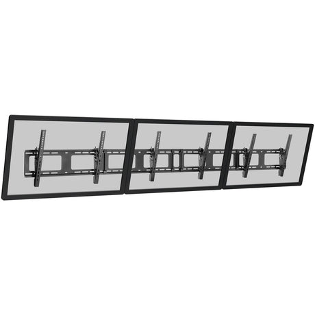 StarTech.com Triple-Display TV Wall Mount - Menu Board Mount - Landscape - For 40" to 50" VESA Mount Displays - 5 Tilt Settings - Digital Signage Mount - Triple Monitor Wall Bracket — FPWMNB