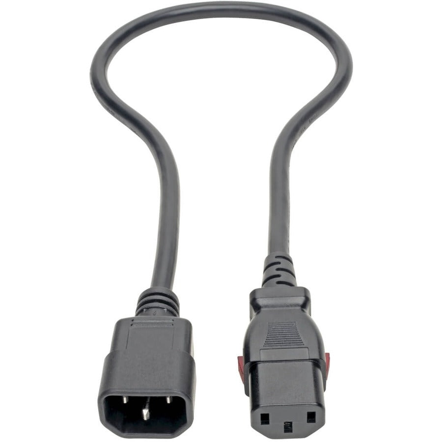 Eaton Tripp Lite Series Power Extension Cord, Locking C13 to C14 PDU Style - 10A, 250V, 18 AWG, 2 ft. (0.61 m) — P004-L02