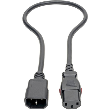 Eaton Tripp Lite Series Power Extension Cord, Locking C13 to C14 PDU Style - 10A, 250V, 18 AWG, 2 ft. (0.61 m) — P004-L02