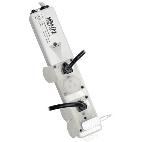 Eaton Tripp Lite Series Safe-IT UL 60601-1 Medical-Grade Power Strip for Patient-Care Vicinity, 4x 15A Hospital-Grade Outlets, Safety Covers, 6 ft. Cord — PS-406-HGULTRA
