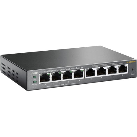 TP-Link TL-SG108PE - 8-Port Gigabit Easy Smart Switch with 4-Port PoE — TL-SG108PE