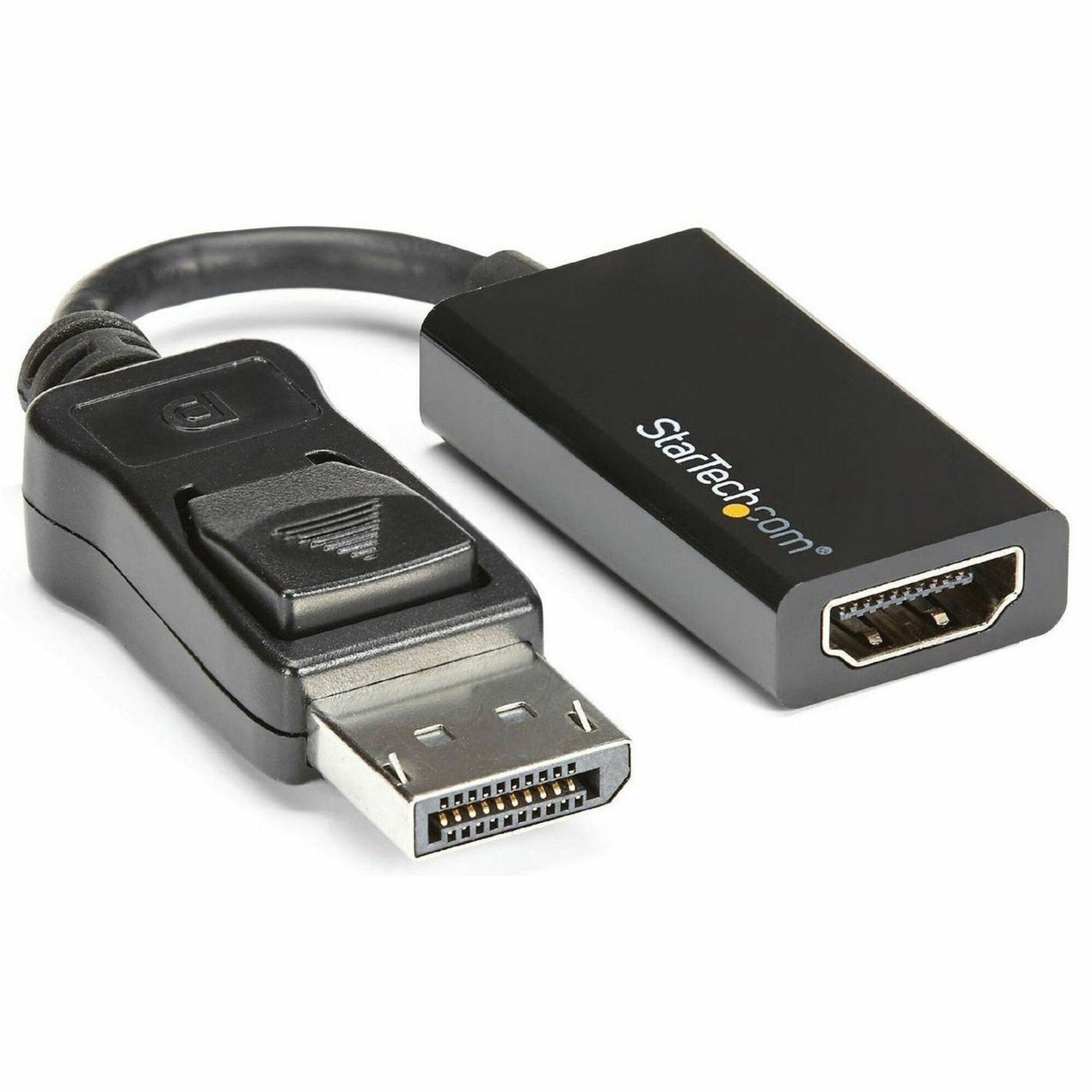 StarTech.com DisplayPort to HDMI Adapter, 4K 60Hz Active DP 1.4 to HDMI 2.0 Video Converter for Monitor/Display, Latching DP Connector — DP2HD4K60S