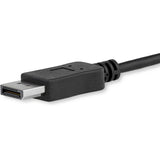 StarTech.com 6ft/1.8m USB C to DisplayPort 1.2 Cable 4K 60Hz - USB Type-C to DP Video Adapter Monitor Cable HBR2 - TB3 Compatible - Black — CDP2DPMM6B