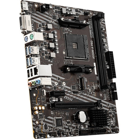 MSI A520M-A PRO Desktop Motherboard - AMD A520 Chipset - Socket AM4 - Micro ATX — A520MAPRO