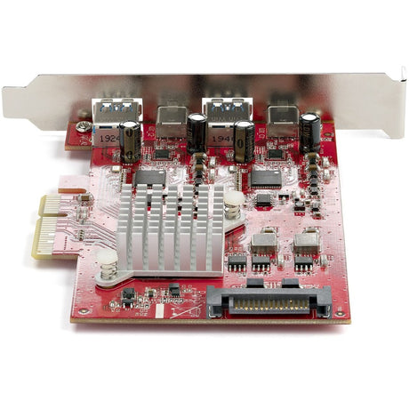StarTech.com 4-Port USB PCIe Card, 10Gbps USB PCI Express Expansion Card with 2 Controllers, 2x USB-C & 2x USB-A ports (USB 3.2 Gen 2) — PEXUSB312A2C2V