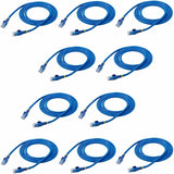 StarTech.com 6 ft. CAT6 Ethernet Cable - 10 Pack - ETL Verified - Blue CAT6 Patch Cord - Snagless RJ45 Connectors - 24 AWG - UTP — N6PATCH6BL10PK
