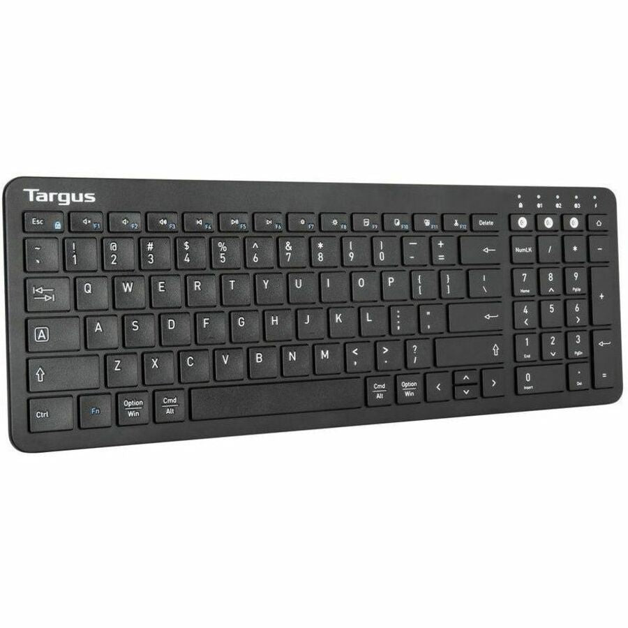 Targus Midsize Multi-Device Bluetooth Antimicrobial Keyboard, Black — AKB863US