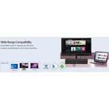 Adesso Xtream S5 USB-Powered Desktop Computer Sound Bar Speaker with Dynamic Sound- 5W x 2 - Portable — XTREAM S5