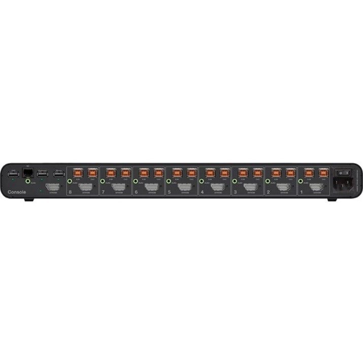 Belkin Universal 2nd Gen Secure KVM Switch, 8-Port Single Head w/ CAC — F1DN108KVM-UN-4