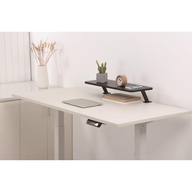 StarTech.com Monitor Riser Stand - Clamp-on Monitor Shelf for Desk - Extra Wide 25.6"/65 cm - For up to 34" Monitors - Black (MNRISERCLMP) — MNRISERCLMP