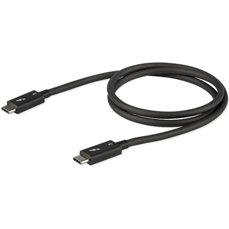 StarTech.com 2.6ft (80cm) Thunderbolt 3 Cable, 40Gbps, 100W PD, 4K/5K Video, Thunderbolt-Certified, Compatible w/ TB4/USB 3.2/DisplayPort — TBLT34MM80CM