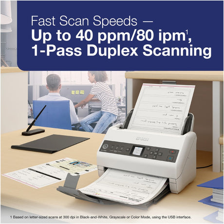 Epson DS-730N Sheetfed Scanner - 600 dpi Optical — B11B259201
