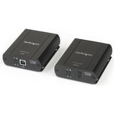 StarTech.com USB 2.0 Extender over Cat5e or Cat6 Ethernet Cable - 330ft/100m USB 2.0 Extender Adapter Kit w/ ESD & Metal Case - Powered — USB2001EXT2NA