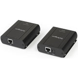 StarTech.com USB 2.0 Extender over Cat5e or Cat6 Ethernet Cable - 330ft/100m USB 2.0 Extender Adapter Kit w/ ESD & Metal Case - Powered — USB2001EXT2NA