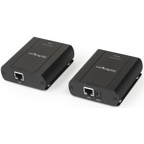 StarTech.com USB 2.0 Extender over Cat5e or Cat6 Ethernet Cable - 330ft/100m USB 2.0 Extender Adapter Kit w/ ESD & Metal Case - Powered — USB2001EXT2NA