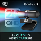 Adesso CyberTrack CyberTrack H7 Webcam - 4 Megapixel - 30 fps - USB 2.0 - TAA Compliant — CyberTrack H7