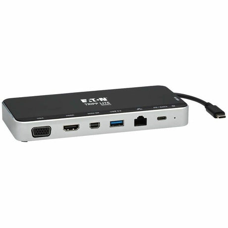 Eaton Tripp Lite Series USB Dock, Triple Display - 4K HDMI & mDP, VGA, USB 3.x (5Gbps), USB-A/C Hub, GbE, 60W PD Charging — U442-DOCK16-B