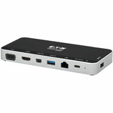 Eaton Tripp Lite Series USB Dock, Triple Display - 4K HDMI & mDP, VGA, USB 3.x (5Gbps), USB-A/C Hub, GbE, 60W PD Charging — U442-DOCK16-B
