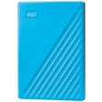 WD My Passport WDBYVG0020BBL 2 TB Portable Hard Drive - External - Blue — WDBYVG0020BBL-WESN