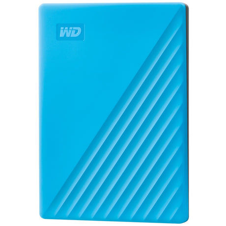 WD My Passport WDBYVG0020BBL 2 TB Portable Hard Drive - External - Blue — WDBYVG0020BBL-WESN