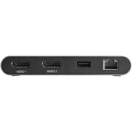 StarTech.com Thunderbolt 3 Mini Dock - Portable Dual Monitor TB3 Docking Station DisplayPort 4K 60Hz - 1x USB-A, GbE - 28cm (11") Cable — TB3DKM2DPL