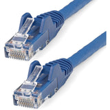 StarTech.com 35ft (10.7m) CAT6 Ethernet Cable, LSZH (Low Smoke Zero Halogen) 10 GbE Snagless 100W PoE UTP RJ45 Blue Network Patch Cord ETL — N6LPATCH35BL
