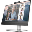 HP E24mv G4 24" Class Webcam Full HD LCD Monitor - 16:9 - Black, Silver — 169L0AA#ABA