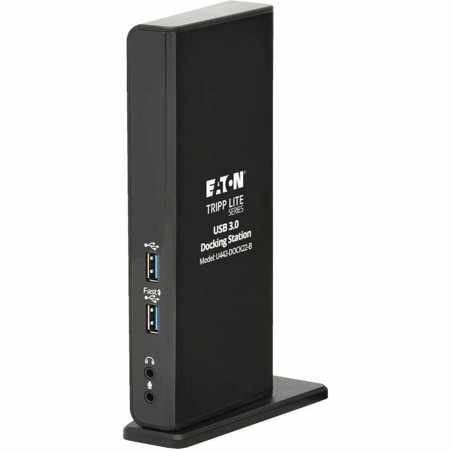 Eaton Tripp Lite Series USB-A / USB-C Dual Display Docking Station - 1080p 60 Hz HDMI, USB 3.x (5Gbps) and USB 2.0 Hub Ports, GbE — U442-DOCK22-B