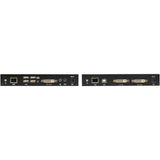 Black Box KVX Series KVM Extender Kit over CATx - DVI-D, USB 2.0, Serial, Audio, Local Video — KVXLC-100-R2