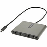 StarTech.com USB C to Quad HDMI Adapter, USB-C to 4x HDMI Monitor Converter for Windows (no support for macOS/ChromeOS/Linux) - TAA — USBC2HD4