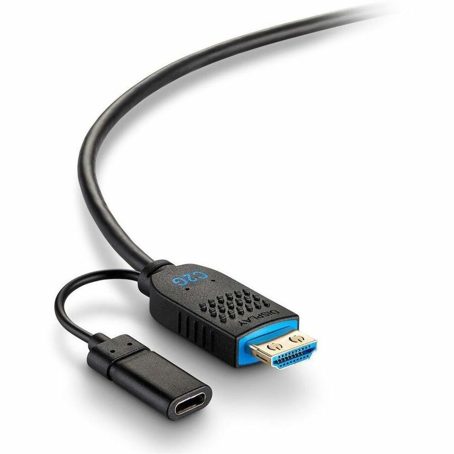 C2G 50ft Performance Series High Speed HDMI Cable - Active Optical Cable - Plenum Rated - 4K 60Hz - M/M - Black — C2G41484
