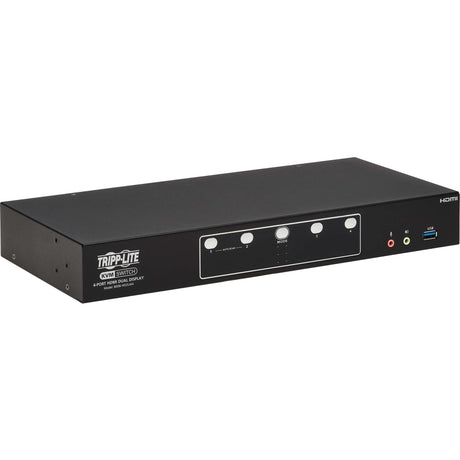 Eaton Tripp Lite Series 4-Port HDMI Dual-Display KVM Switch - 4K 60 Hz, USB 3.2 Gen 1, HDCP 2.2, USB Sharing — B006-HD2UA4