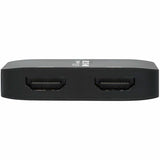 Eaton Tripp Lite Series USB-C Adapter, Dual Display - 4K 60 Hz HDMI, HDR, 4:4:4, HDCP 2.2, DP 1.4 Alt Mode, Black — U444-2H-MST4K6