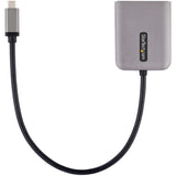 StarTech.com USB-C to Dual DisplayPort 1.4 Adapter, USB Type-C Multi-Monitor MST Hub, Dual 5K 60Hz DP Display Extender / Splitter, Windows — MST14CD122DP