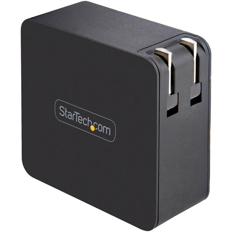 StarTech.com USB C Wall Charger, 60W PD with 6ft/2m Cable, Portable USB Type C Laptop Charger, Universal Adapter, USB IF/ETL Certified — WCH1CBK