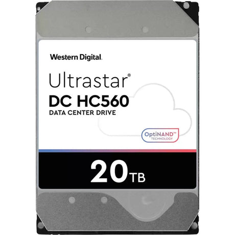 WD Ultrastar DC HC560 WUH722020BL5204 20 TB Hard Drive - 3.5" Internal - SAS (12Gb/s SAS) — 0F38652