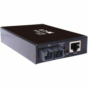Eaton Tripp Lite Series Hardened Copper to Fiber Media Converter - 10/100 Mbps, RJ45/SC Multimode, -10&deg; to 60&deg;C, 2 km (1.2 mi.), TAA — N784-H01-SCMM