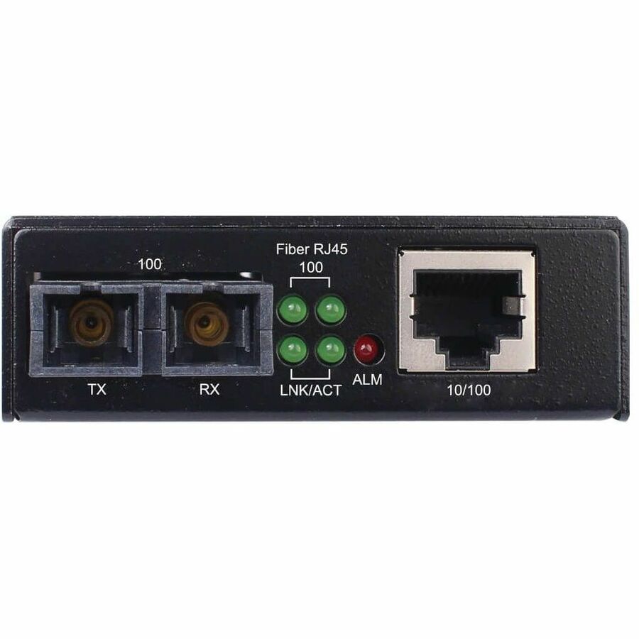 Eaton Tripp Lite Series Hardened Copper to Fiber Media Converter - 10/100 Mbps, RJ45/SC Multimode, -10&deg; to 60&deg;C, 2 km (1.2 mi.), TAA — N784-H01-SCMM