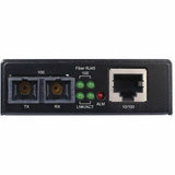 Eaton Tripp Lite Series Hardened Copper to Fiber Media Converter - 10/100 Mbps, RJ45/SC Multimode, -10&deg; to 60&deg;C, 2 km (1.2 mi.), TAA — N784-H01-SCMM