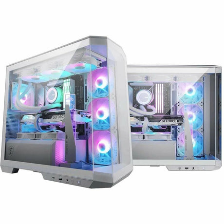 MSI PC Case MAG PANO M100R PZ / White — PANOM100RPZWHT