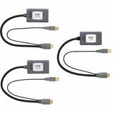 Eaton Tripp Lite Series 2-Port HDMI over Cat6 Extender Kit, Pigtail Transmitter/2x Receivers, 4K 60 Hz, HDR, 4:4:4, 230 ft. (70.1 m), TAA — B127U-002-PHPH2