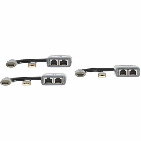 Eaton Tripp Lite Series 2-Port HDMI over Cat6 Extender Kit, Pigtail Transmitter/2x Receivers, 4K 60 Hz, HDR, 4:4:4, 230 ft. (70.1 m), TAA — B127U-002-PHPH2